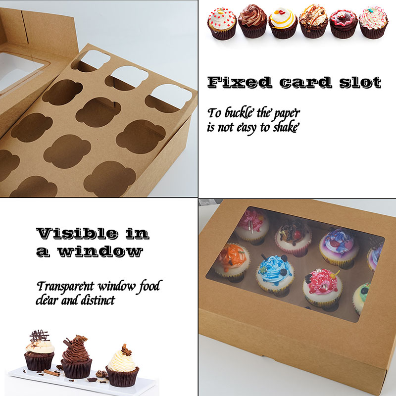 Take away packaging cupcake boxes