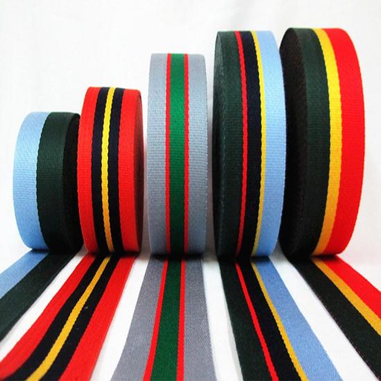 schwarze Polyester-Ripsbänder