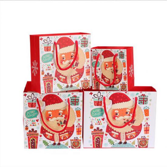 wiederverwendbare Verpackung Feature Weihnachtspapier Geschenktüte 
