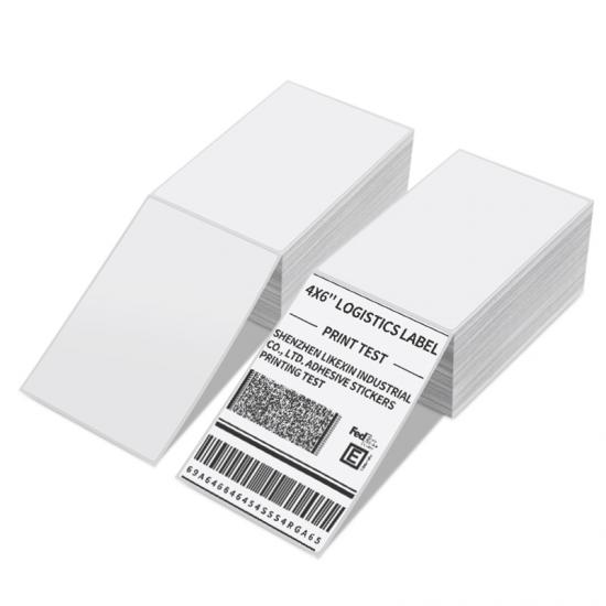 Benutzerdefinierte Selbstkleber Barcode Thermische Etikettenaufkleber. 