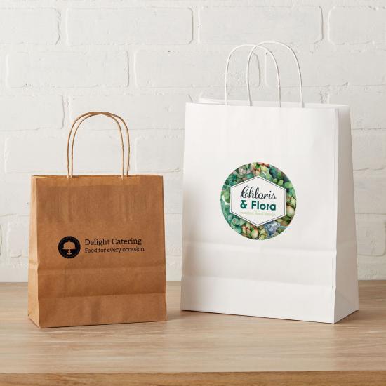 Elegante kundenspezifische Marke Einkaufen Geschenk Papiertüte 