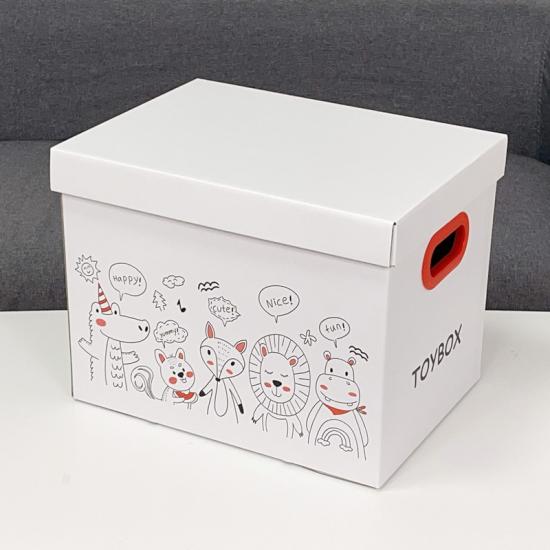 Benutzerdefinierte Logo-Cartoon-Aufbewahrungsboxen aus Pappe 