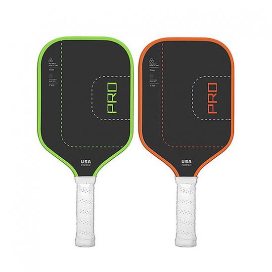 Matte Carbonfaser-Pickleball-Schläger mit wollartiger Textur